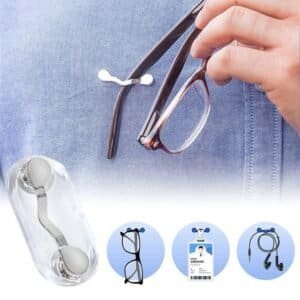 Magnetic Eye Glass Holder Set